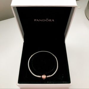 Pandora | Charm Bracelet Silver Rosegold